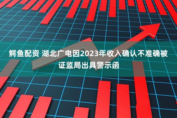 鳄鱼配资 湖北广电因2023年收入确认不准确被证监局出具警示函