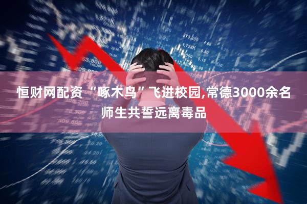 恒财网配资 “啄木鸟”飞进校园,常德3000余名师生共誓远离毒品